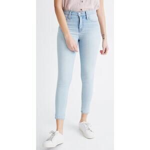 Madewell 9" Mid Rise Cropped Skinny Coolmax Denim Edition Size 24, New with Tags